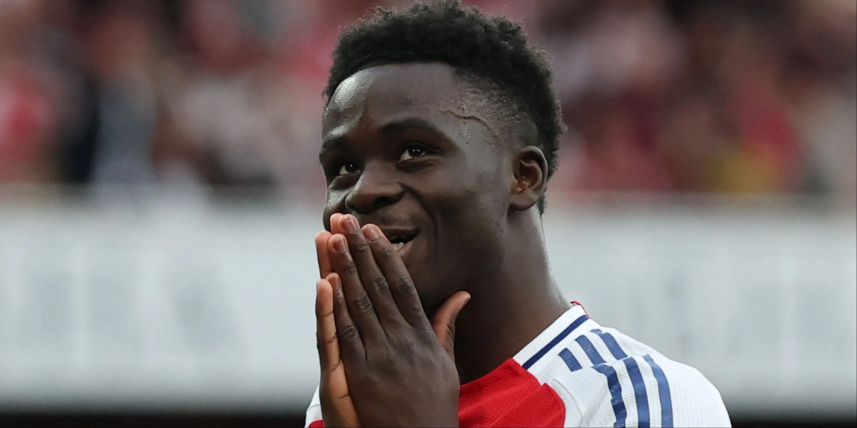 Ngôi sao chạy cánh Bukayo Saka của Arsenal đang có mùa giải ấn tượng