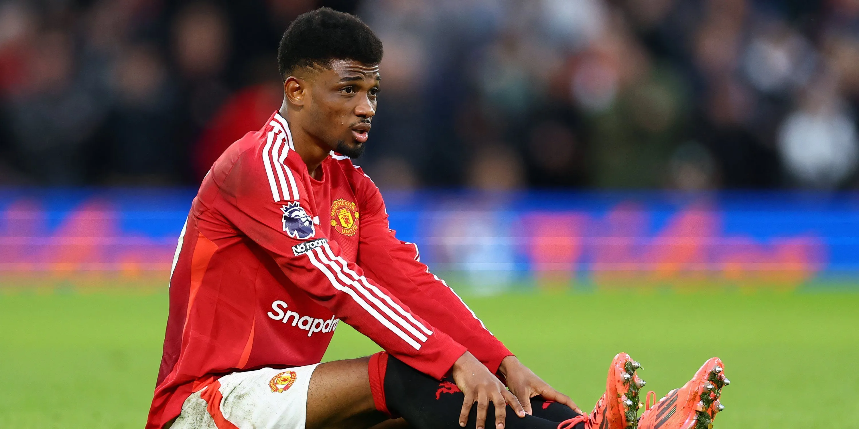 Amad Diallo của Man Utd trên sân cỏ, một tài năng trẻ đầy hứa hẹn của Quỷ Đỏ.