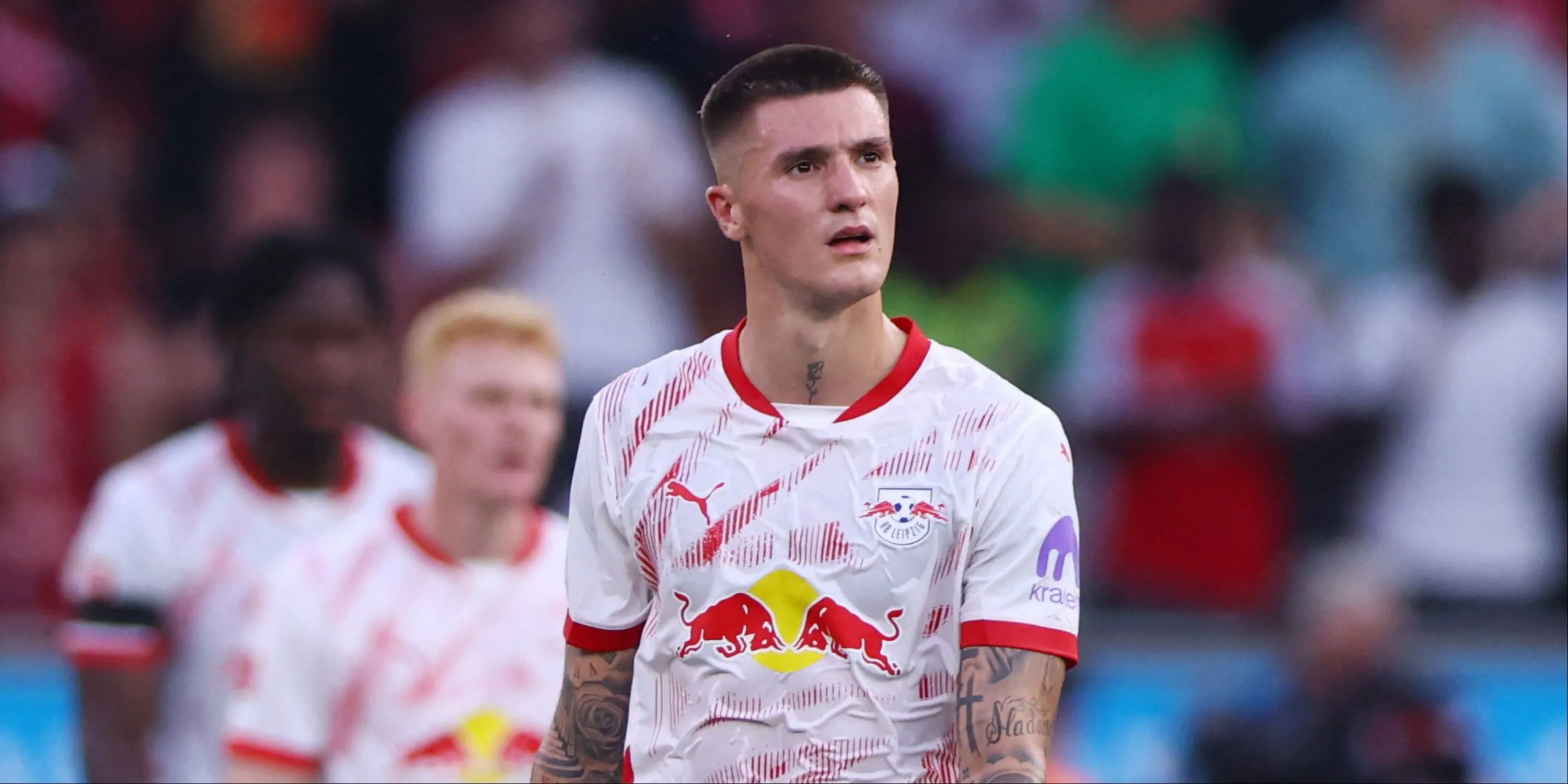 Benjamin Sesko trong màu áo RB Leipzig - Mục tiêu chuyển nhượng của Liverpool