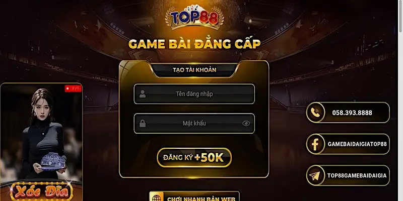 Đăng ký TOP88 - Tạo tài khoản cổng game chỉ sau 2 phút 15 Đăng ký TOP88 – Tạo tài khoản cổng game chỉ sau 2 phút