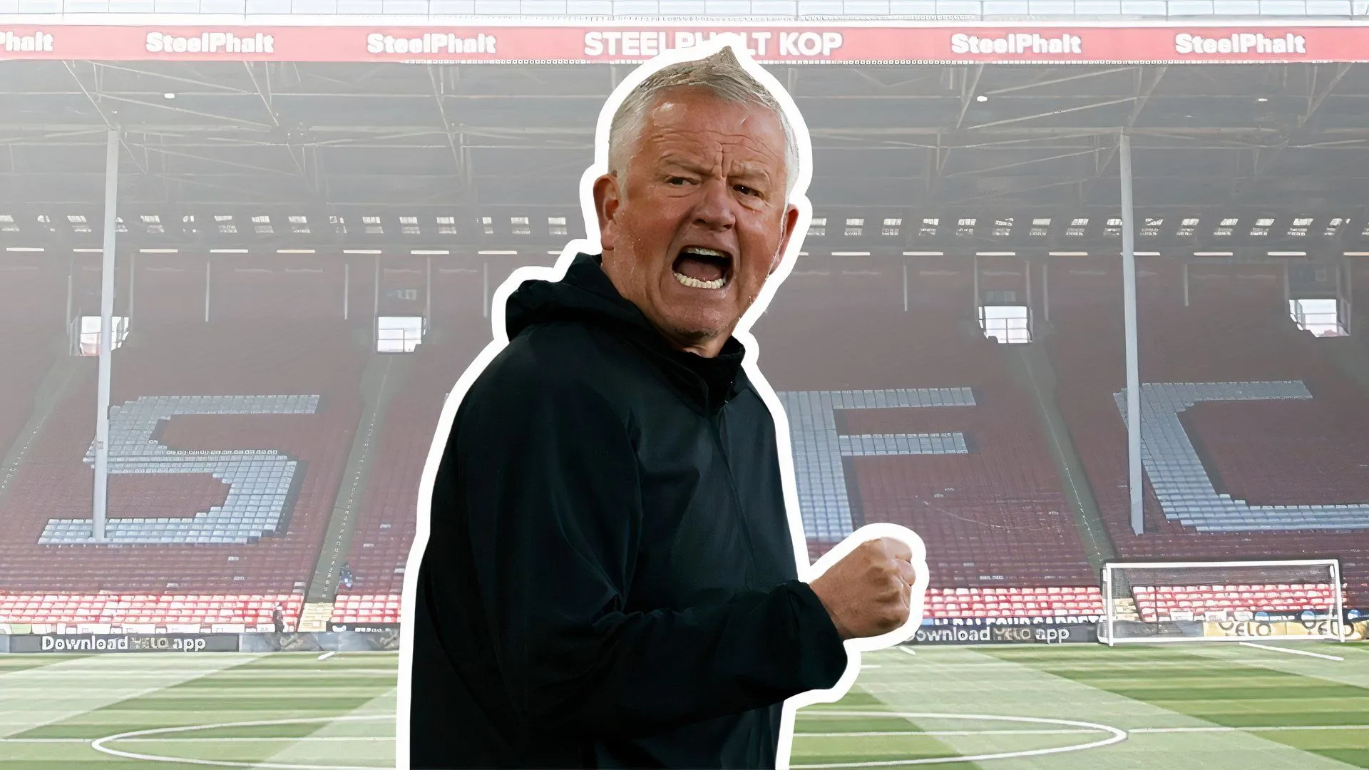 Huấn luyện viên Chris Wilder chỉ đạo các cầu thủ Sheffield United