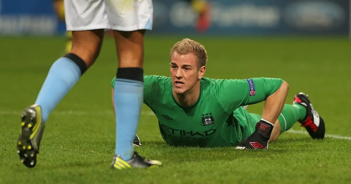 Joe Hart trong màu áo Manchester City, thủ môn số 1 một thời của câu lạc bộ