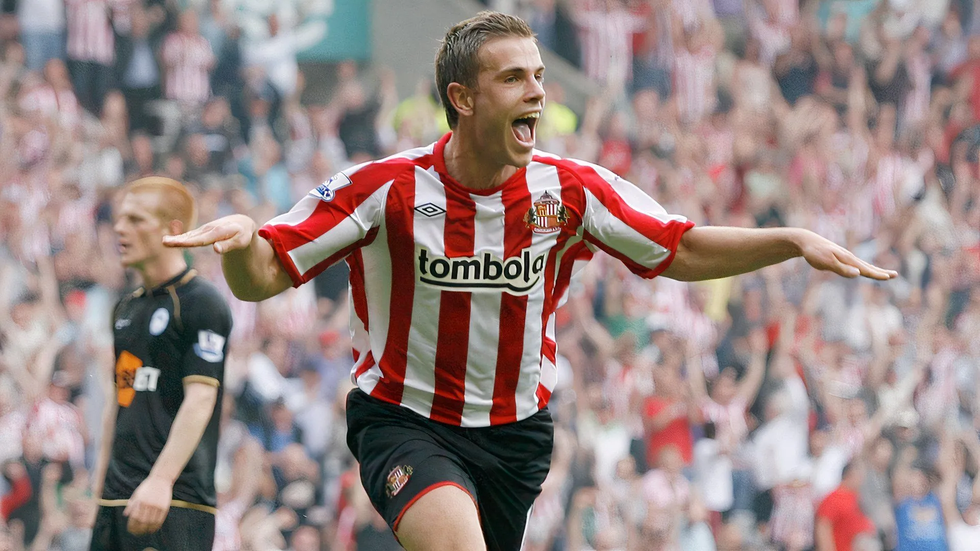 Jordan Henderson thi đấu cho Sunderland, câu lạc bộ anh trưởng thành.