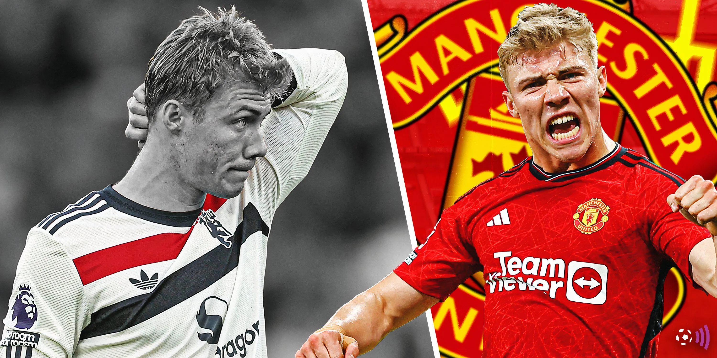 Rasmus Hojlund thi đấu cho Man Utd tại Ngoại hạng Anh