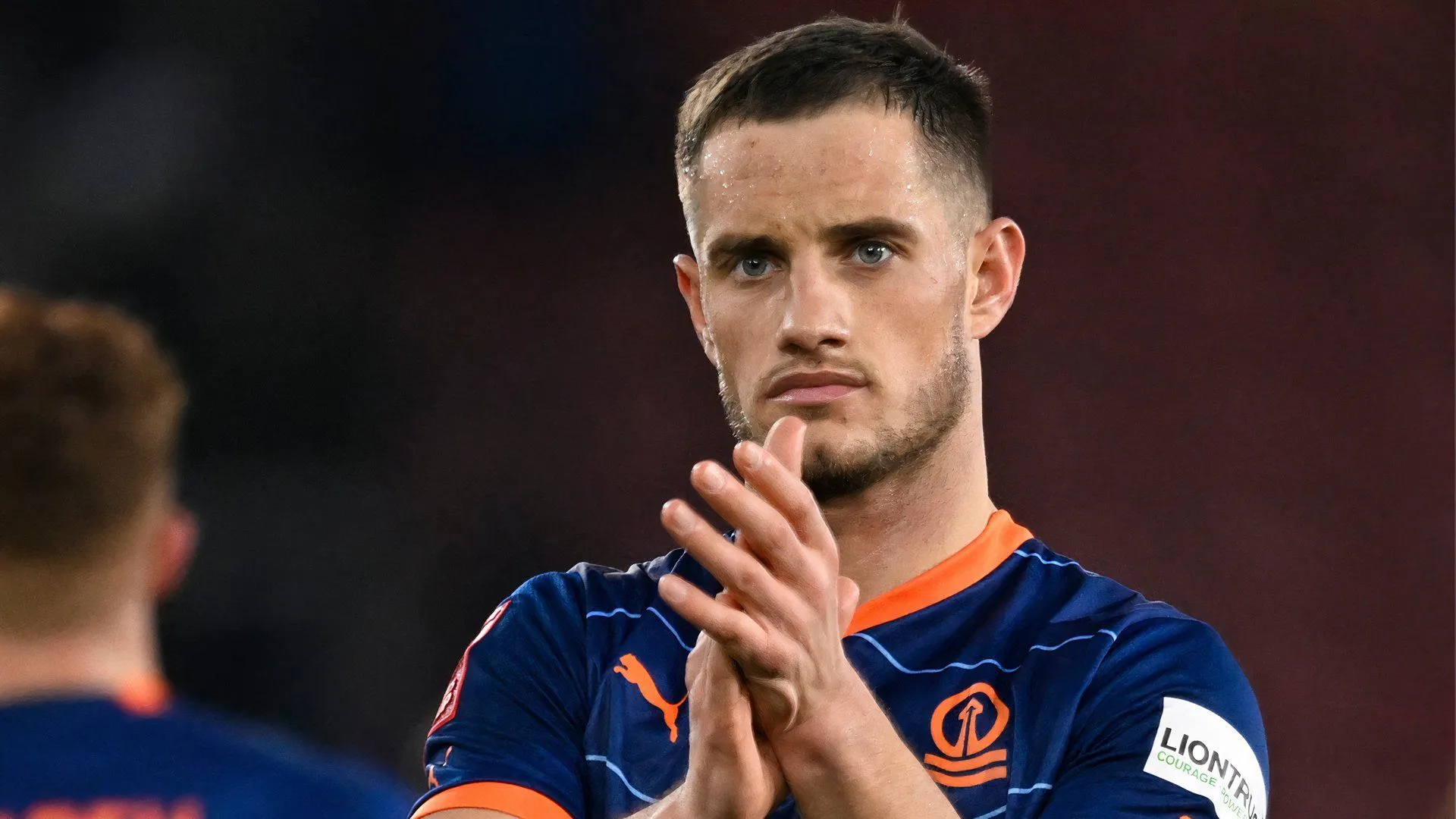 Tiền đạo Jerry Yates trong màu áo Derby County