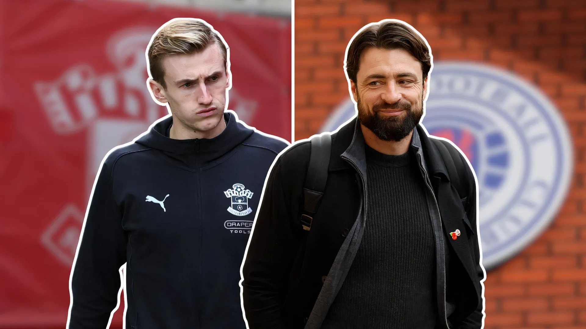 Flynn Downes và Russell Martin trong màu áo Southampton