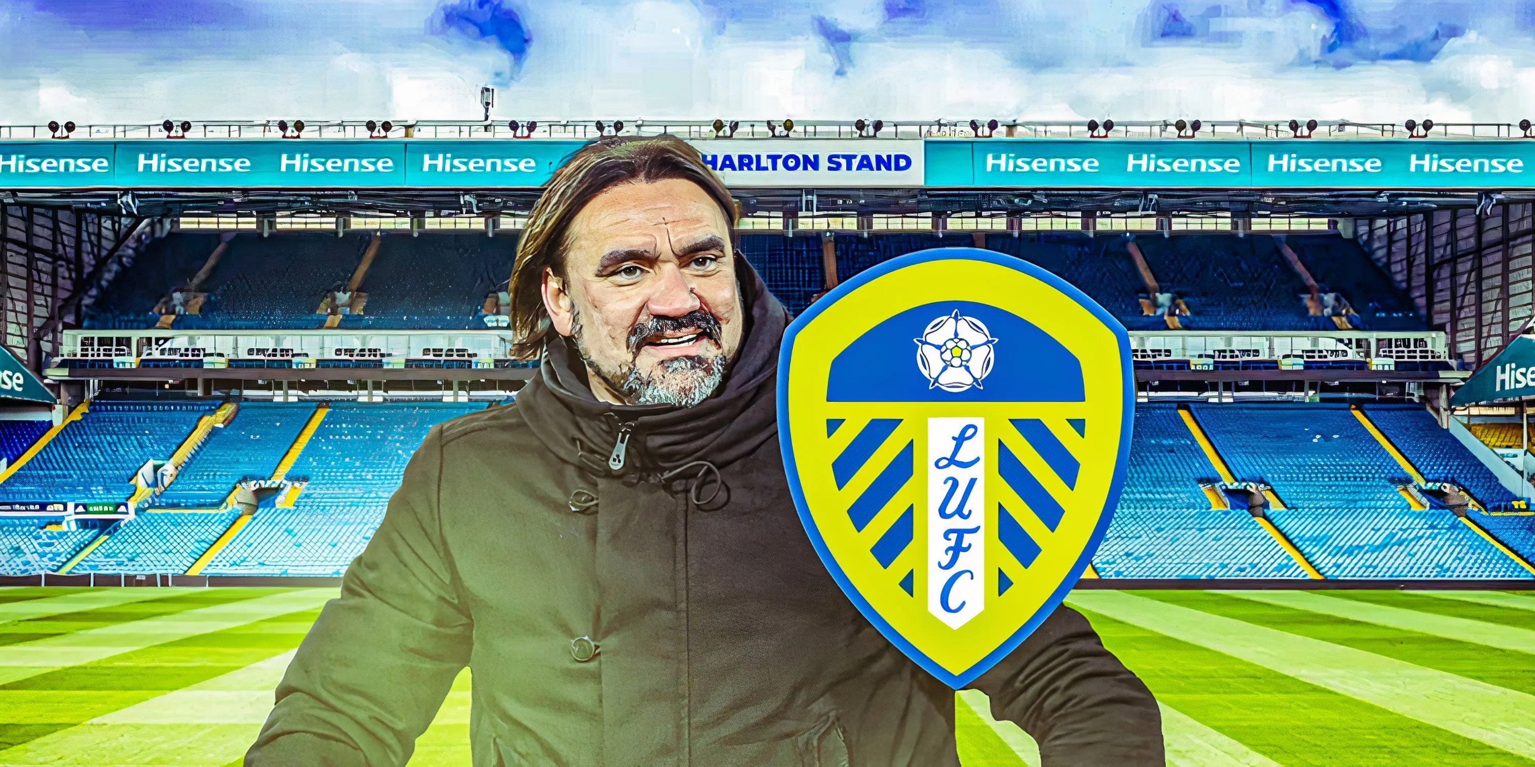 HLV Daniel Farke tại sân vận động Elland Road của Leeds