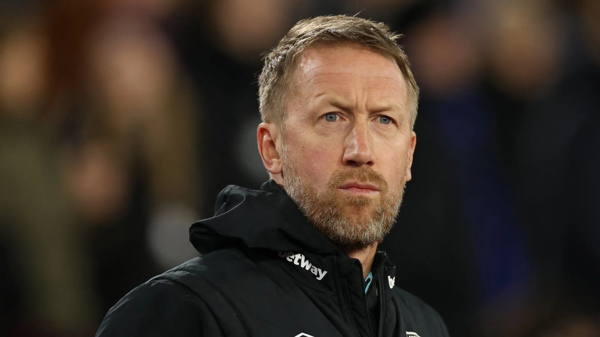 Huấn luyện viên Graham Potter, người có thể quan tâm đến Sydie Peck trong bối cảnh chuyển nhượng West Ham