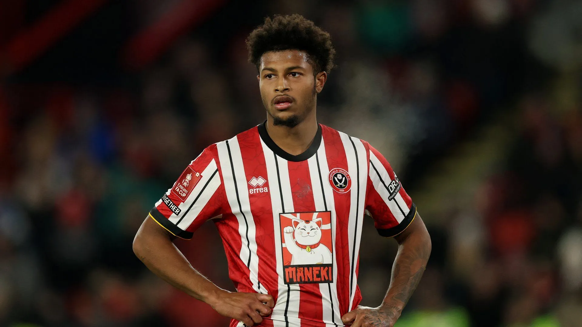 Rhian Brewster thi đấu cho Sheffield United