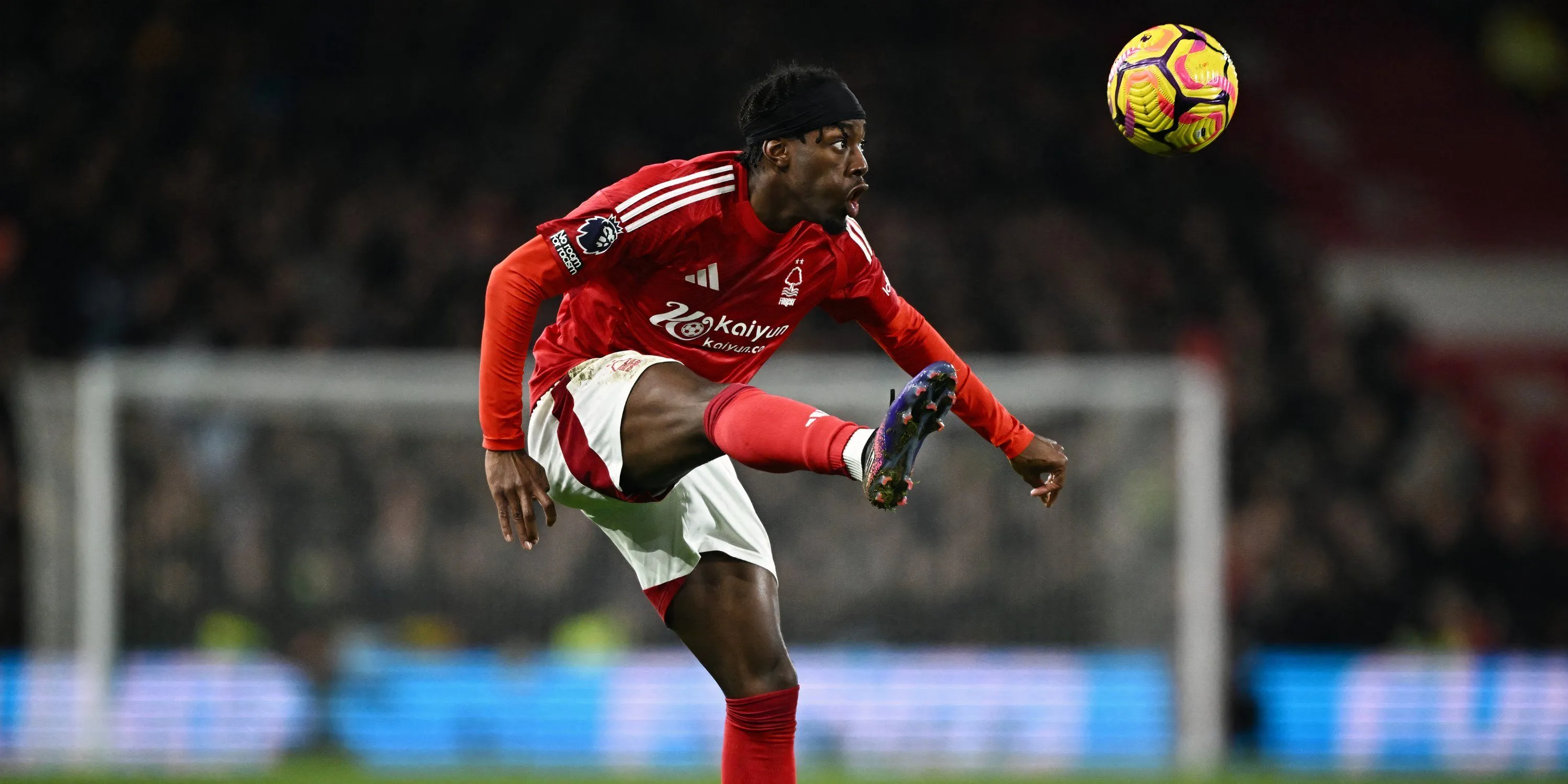 Anthony Elanga khi còn thi đấu cho Nottingham Forest, tân binh của Newcastle United