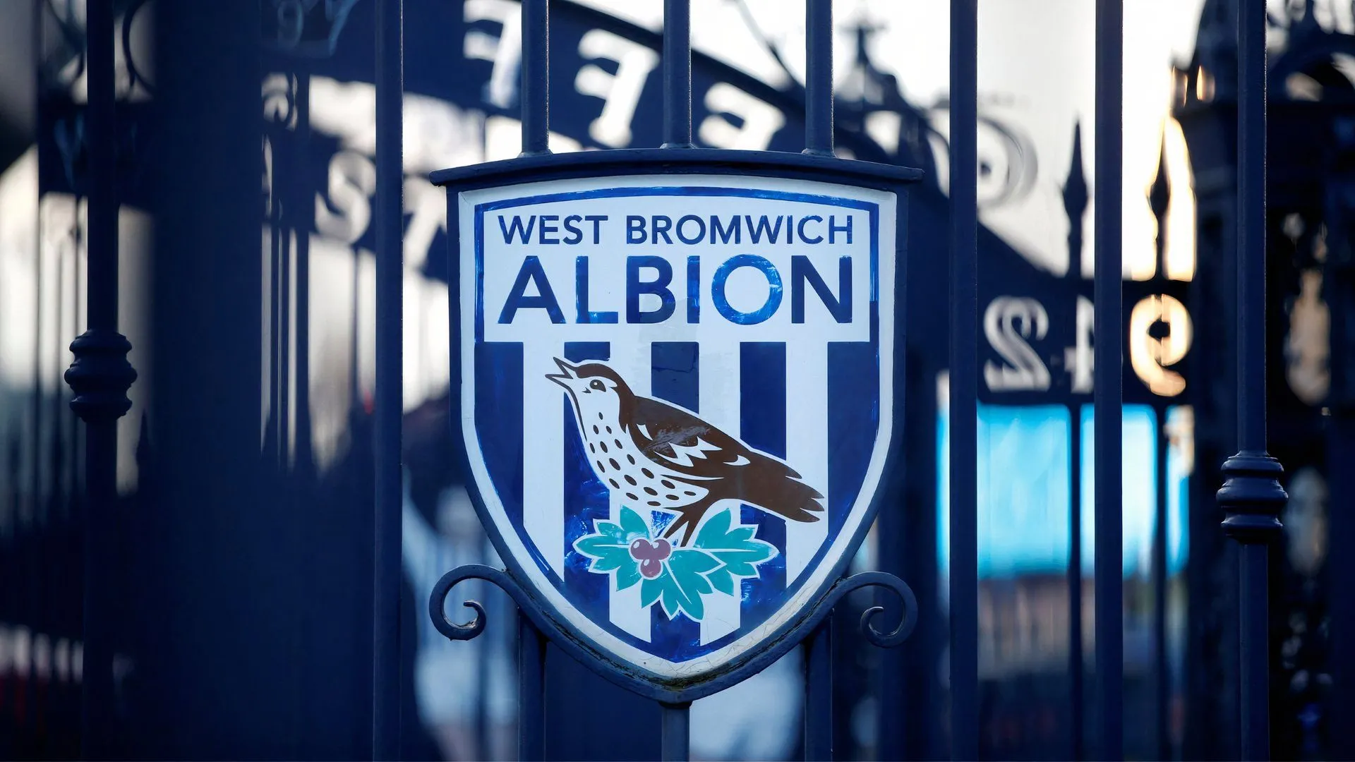 Biểu tượng câu lạc bộ West Bromwich Albion tại sân nhà The Hawthorns