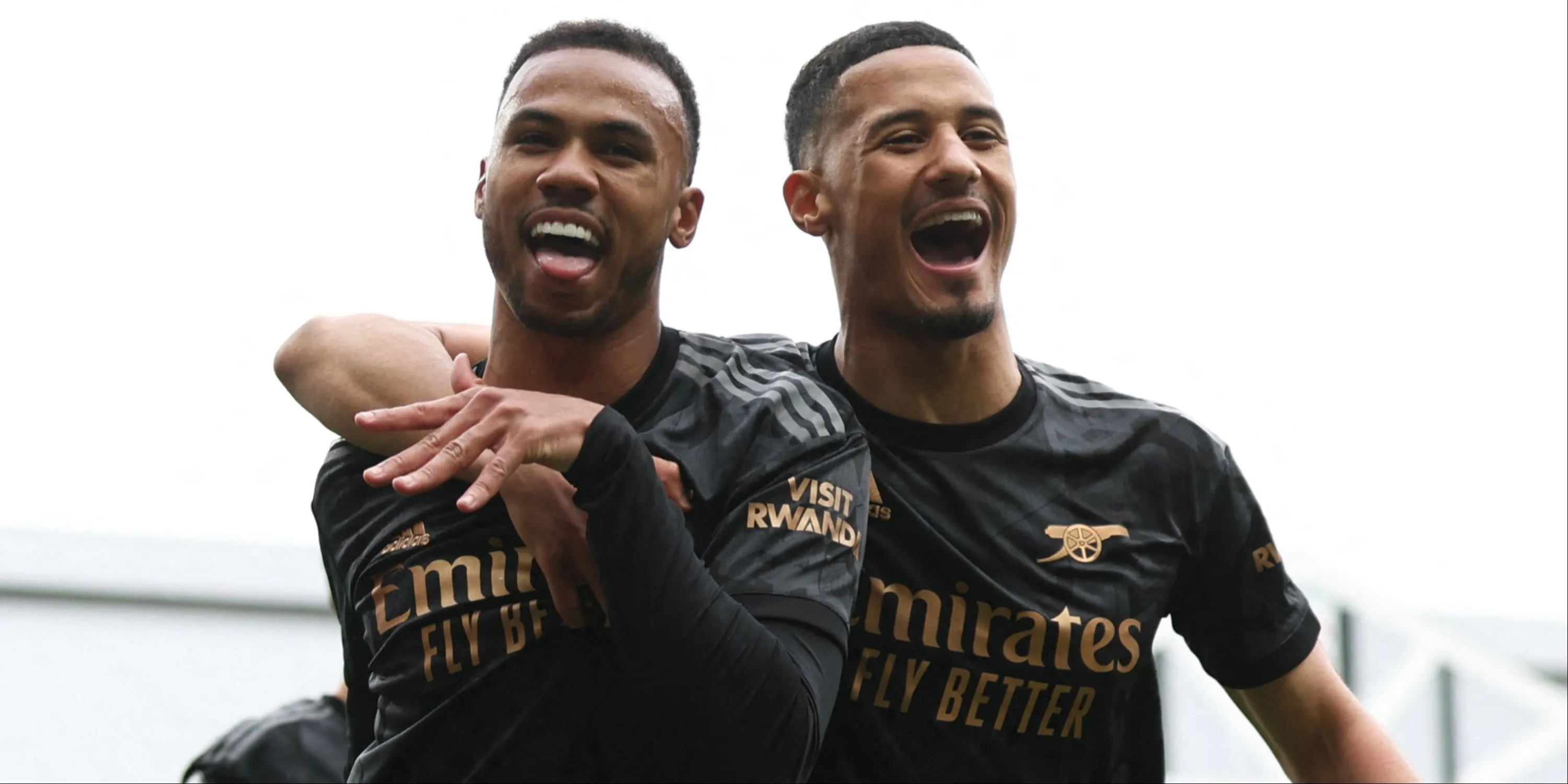 Bộ đôi trung vệ William Saliba và Gabriel