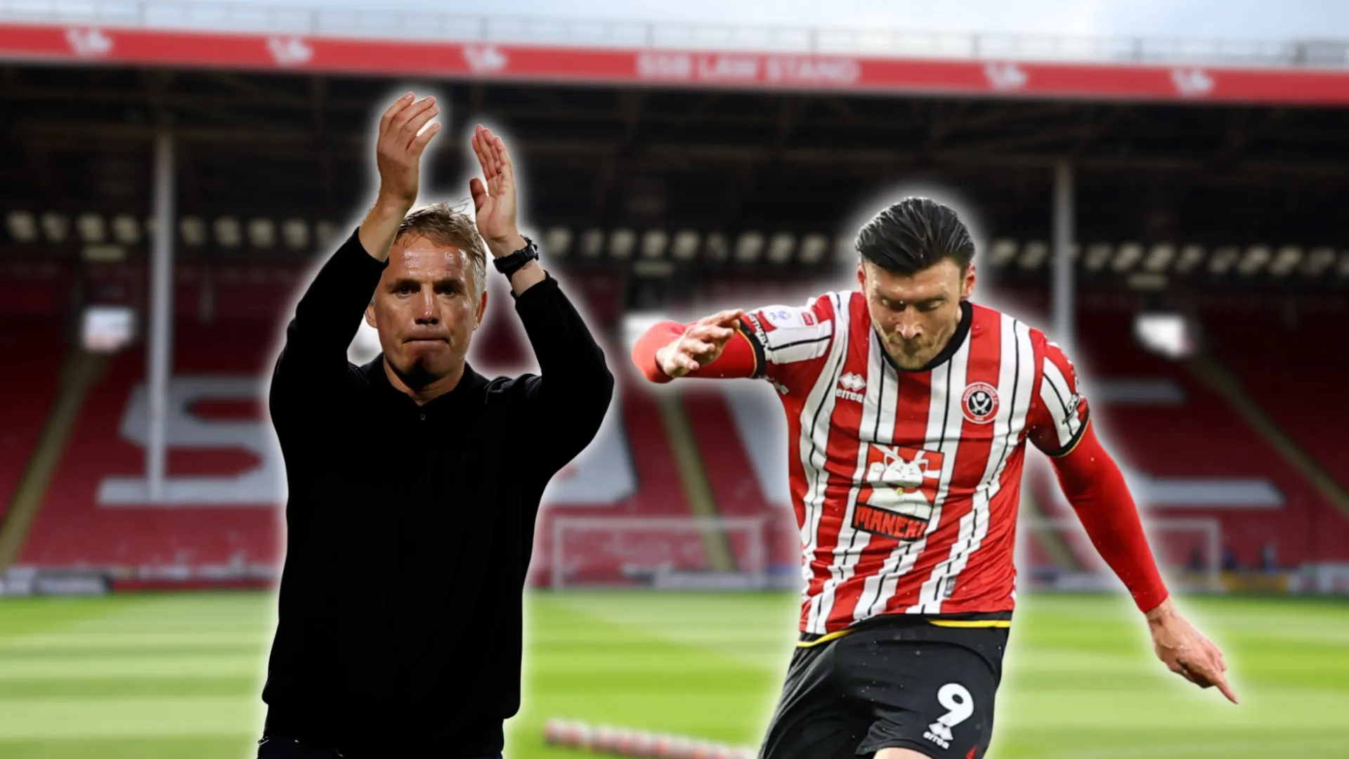 HLV Phil Parkinson của Wrexham và tiền đạo Kieffer Moore của Sheffield United, một sự kết hợp đầy hứa hẹn?