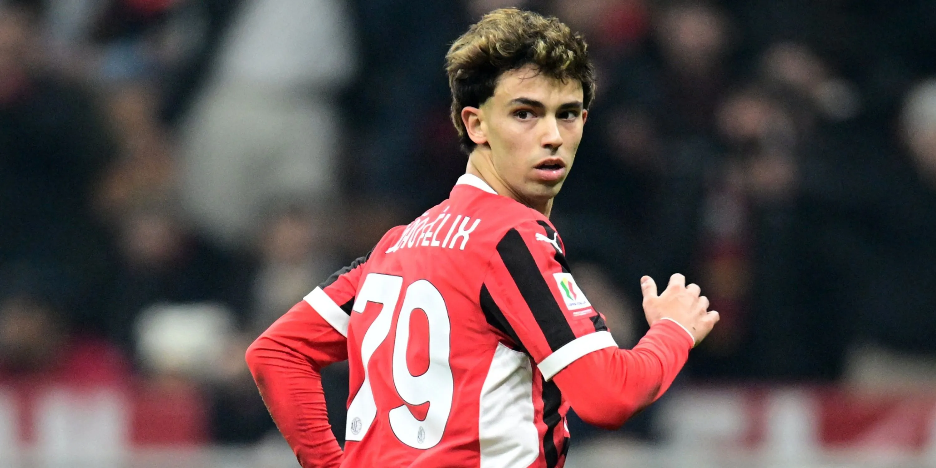 João Félix thi đấu cho AC Milan tại Serie A theo dạng cho mượn từ Chelsea.