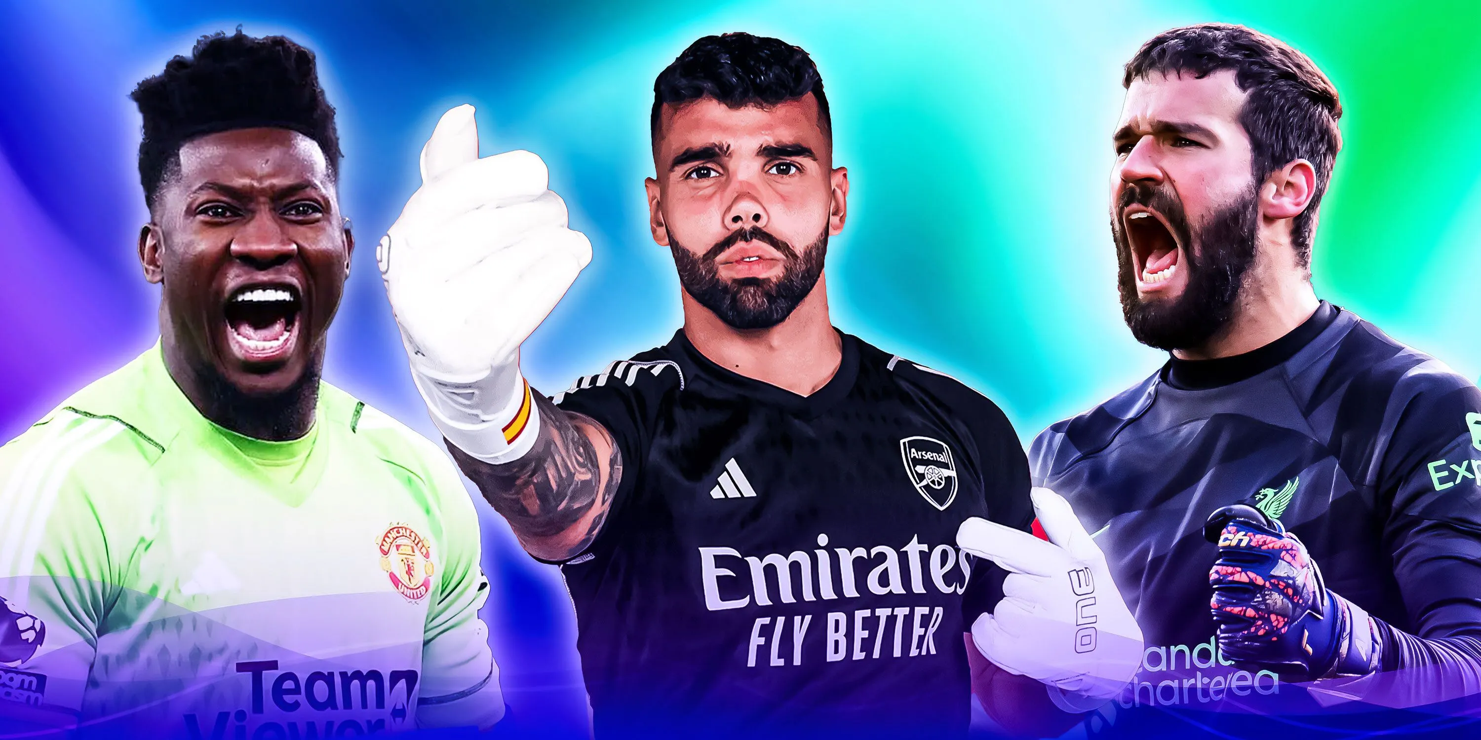 Một thủ môn Premier League thể hiện sự tập trung và phản xạ, như cách Andre Onana cố gắng chứng tỏ giá trị tại Manchester United