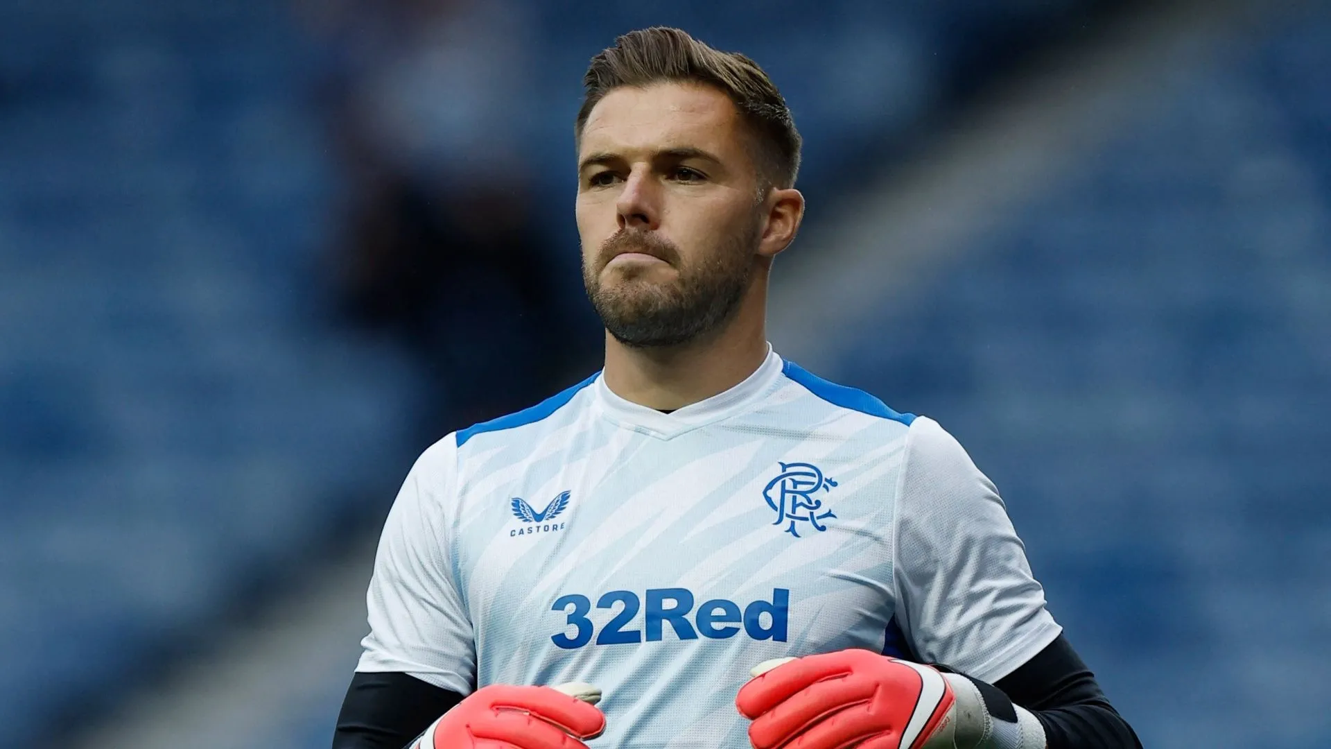 Thủ môn Jack Butland trong màu áo câu lạc bộ Rangers
