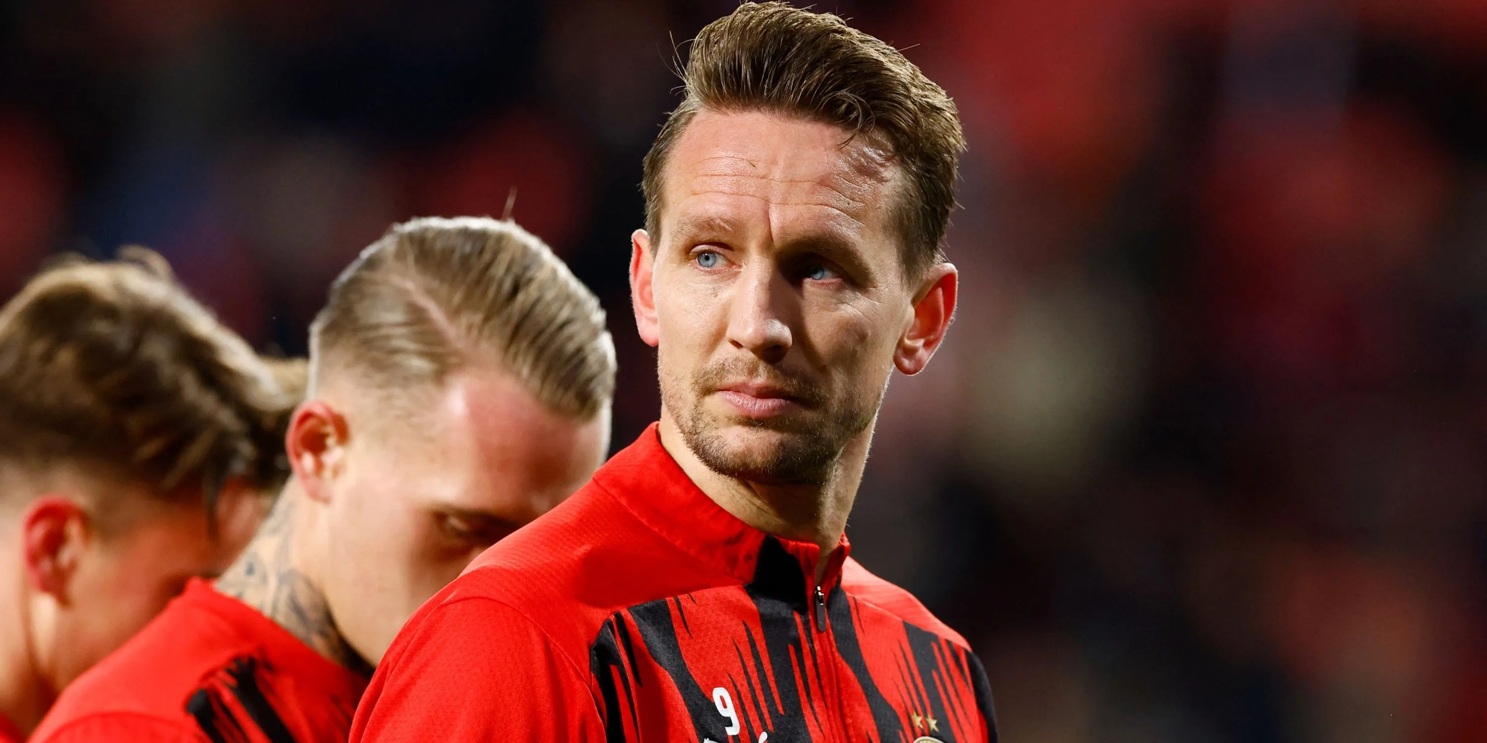 Tiền đạo Luuk de Jong trong màu áo PSV Eindhoven