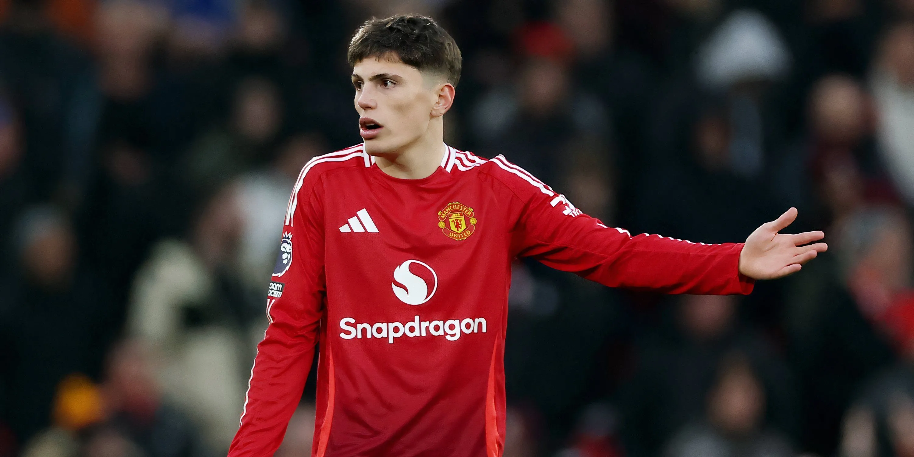 Tiền đạo trẻ Alejandro Garnacho trong màu áo Manchester United (mục tiêu chuyển nhượng của Chelsea)