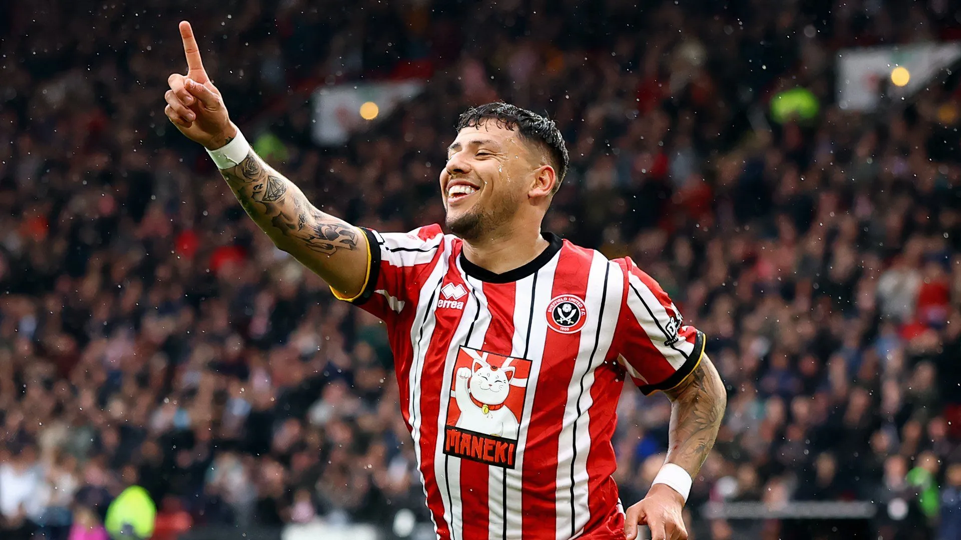 Tiền vệ Gus Hamer thi đấu cho Sheffield United tại Premier League