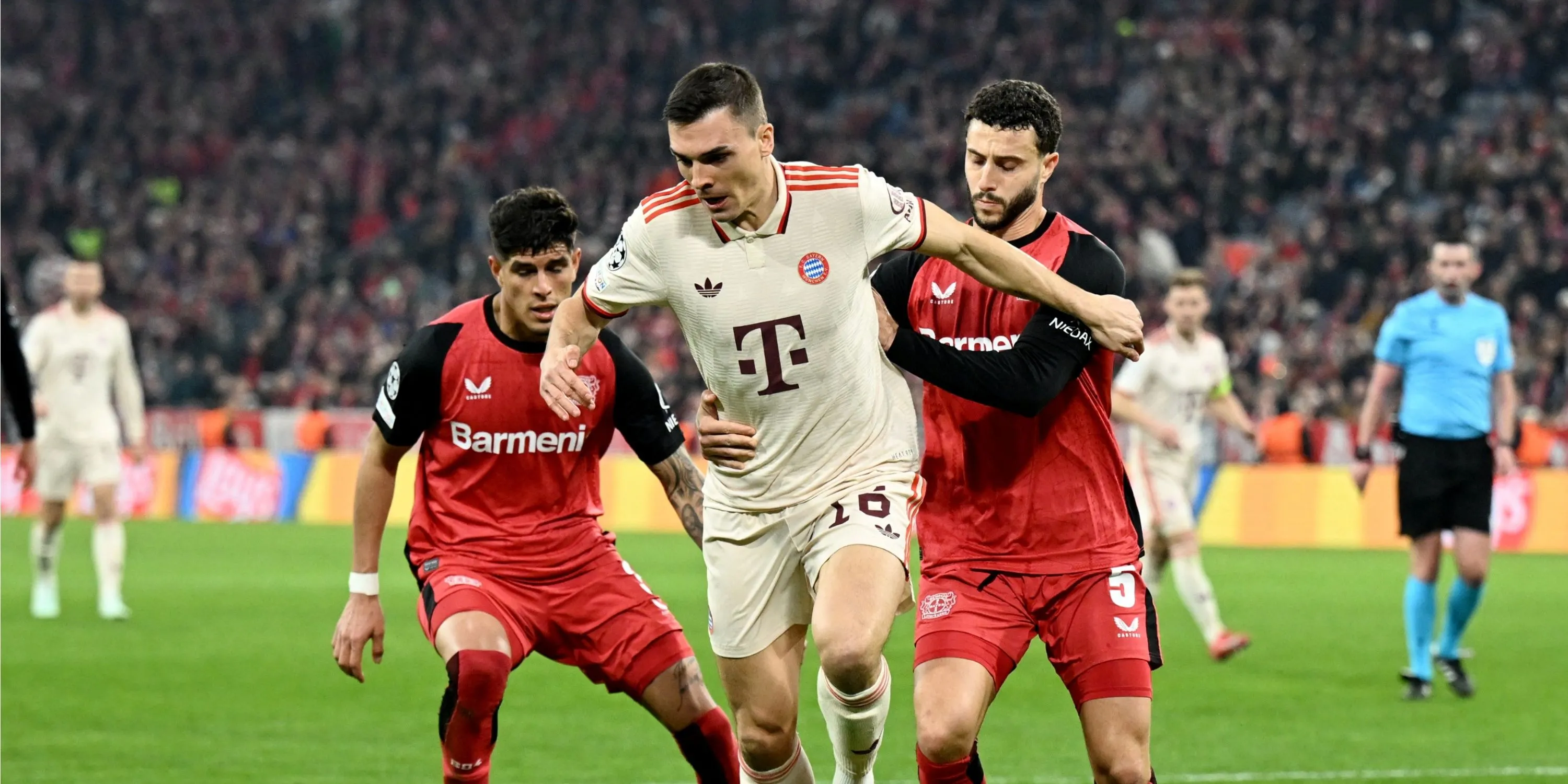 Tiền vệ João Palhinha trong màu áo Bayern Munich, mục tiêu tiềm năng của Manchester United.